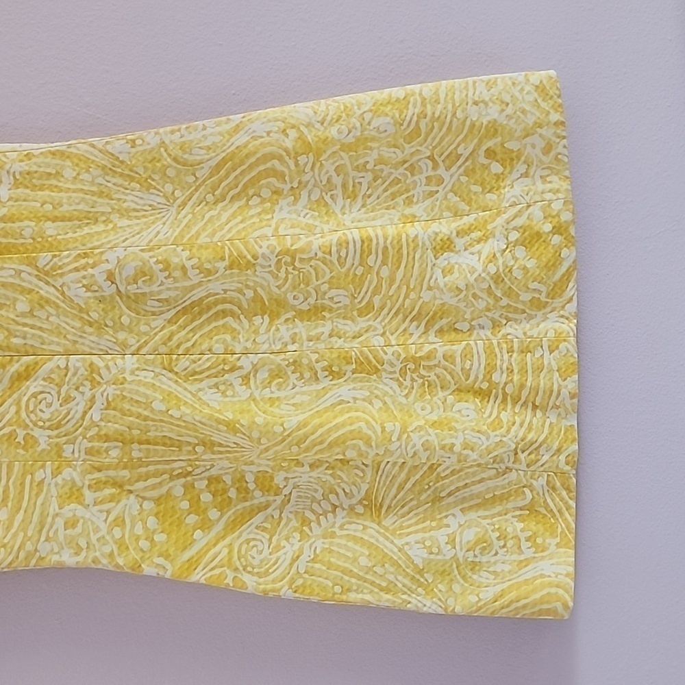 Lilly Pulitzer Macfarlane Lace Detail Shift in Sunglow Yellow Sleeveless Dress - Picture 11 of 14